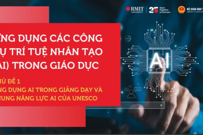 Chủ đề 1 – Ứng dụng AI trong giảng dạy và Khung năng lực AI của UNESCO