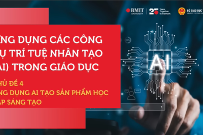 Chủ đề 4 – Ứng dụng AI tạo sản phẩm đa phương tiện cho học tập sáng tạo