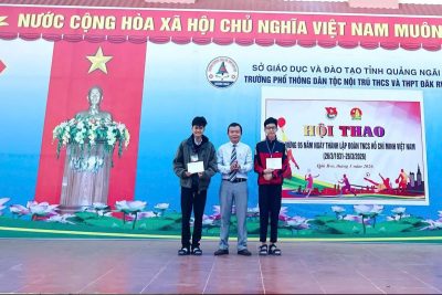 Vinh danh học sinh đạt giải cuộc thi IOE cấp tỉnh, năm học 2025-2026